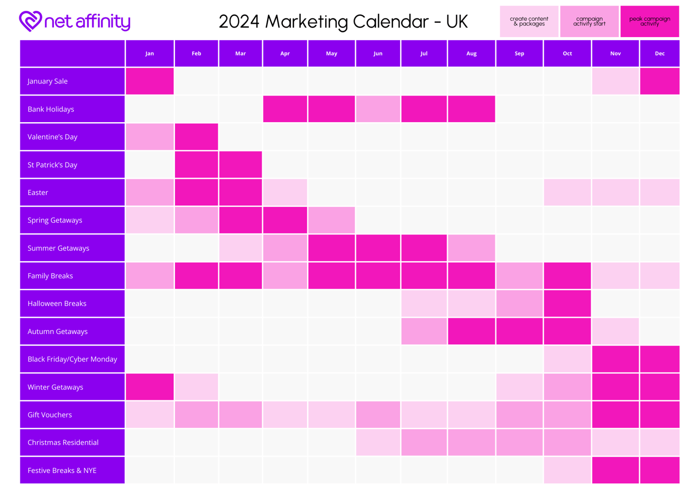 2024 Marketing Calendar